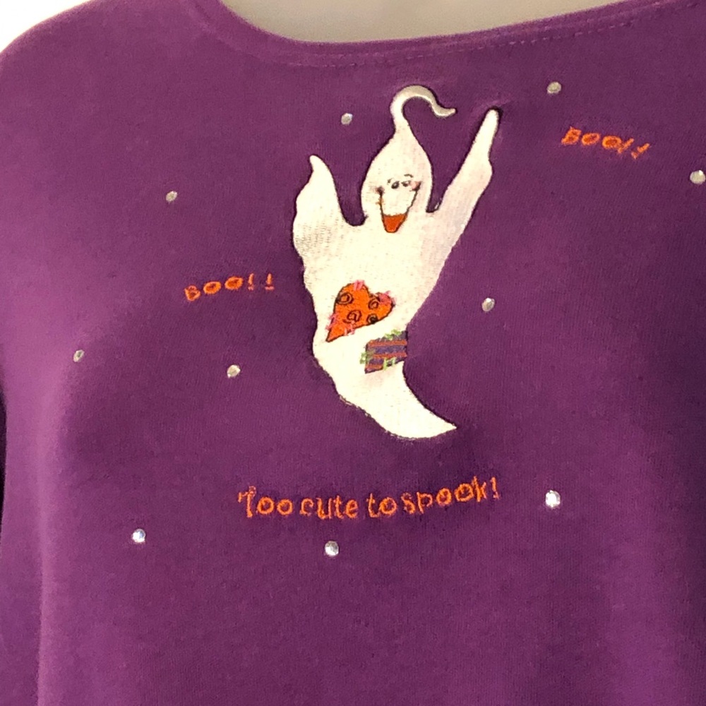 Purple Quacker Factory L/S shirt Size Small